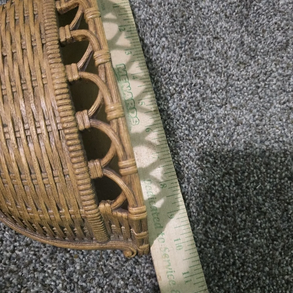 Vintage Homco Mirrors, Basket Faux Wicker Basket Weave Oval  MCM Gallery wall